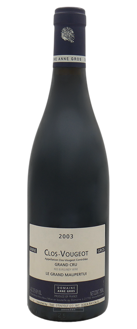 Anne Gros Clos Vougeot Grand Cru 2003 750ml