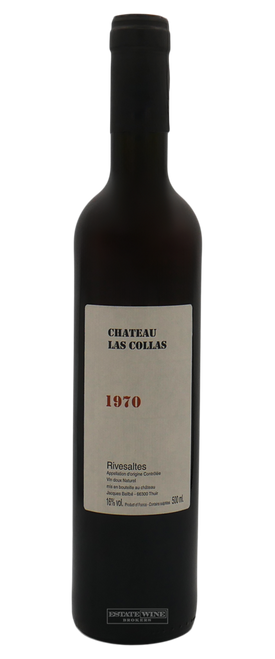 Jacques Bailbé Chateau Las Collas Rivesaltes 1970 500ml