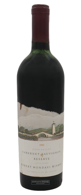 Robert Mondavi Cabernet Sauvignon Reserve Unfiltered Oakville Napa Valley 1990 750ml