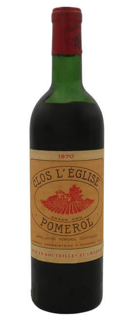Clos l'Eglise Pomerol 1970 750ml