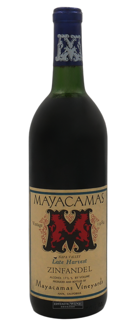 Mayacamas Late Harvest Zinfandel 1984 750ml