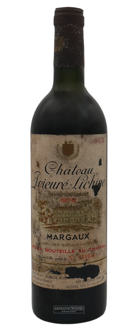 Prieure-Lichine 1978 750ml [Damaged Label]
