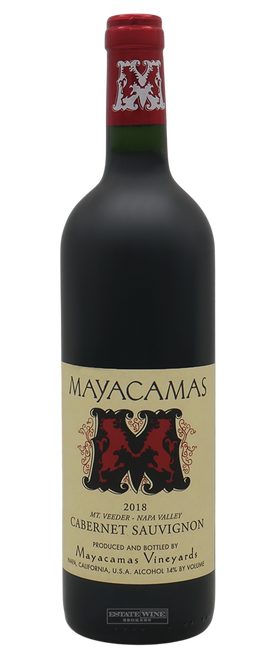 Mayacamas Vineyards Cabernet Sauvignon Mount Veeder 2018 750ml