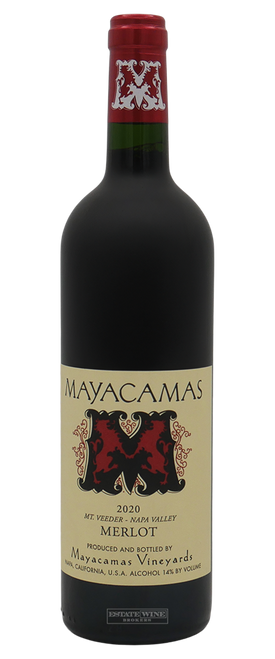Mayacamas Vineyards Merlot Mount Veeder 2020 750ml