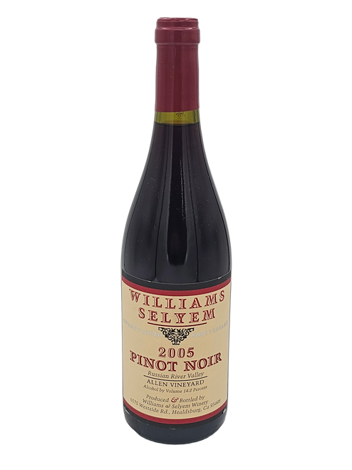 Williams Selyem Pinot Noir Allen Vineyard Russian River Valley 2005 750ml