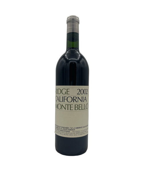 Ridge Monte Bello 2002 750ml