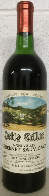 Heitz Cellar Cabernet Sauvignon Martha's Vineyard 1974 750ml [Stained Label]