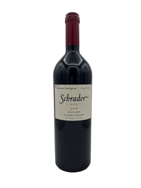 Schrader CCS Cabernet Sauvignon Beckstoffer To Kalon Vineyard 2008 750ml