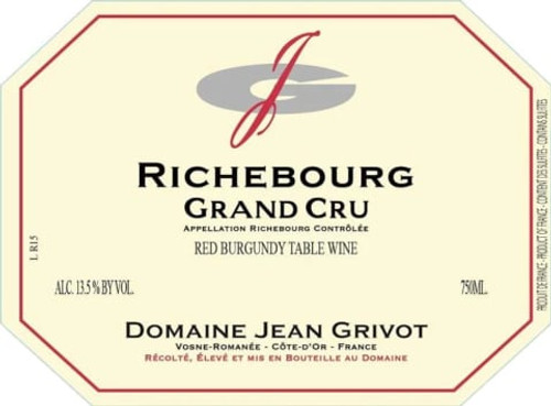Domaine Jean Grivot Richebourg Grand Cru 2020 750ml