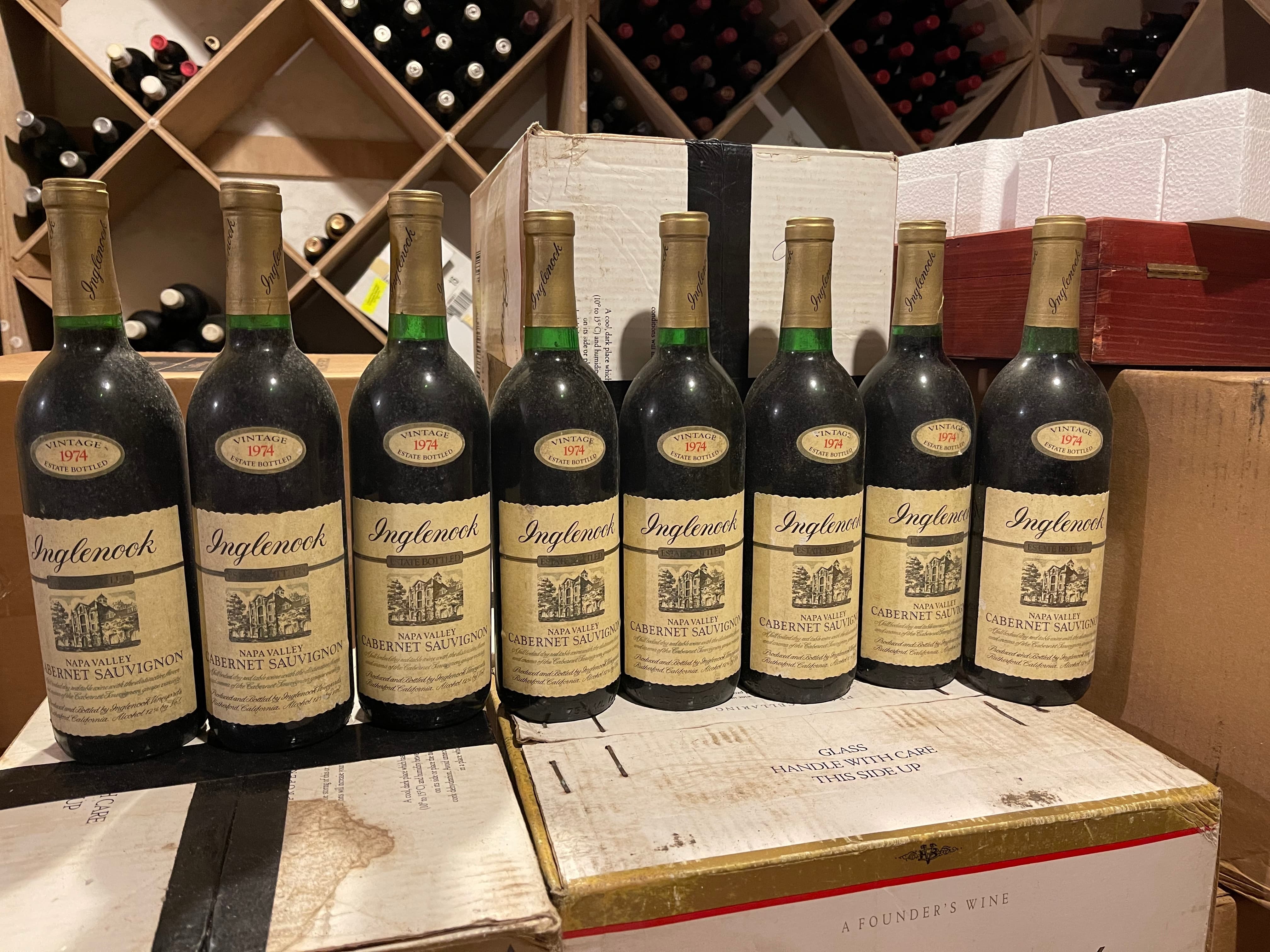 a collection of wines
