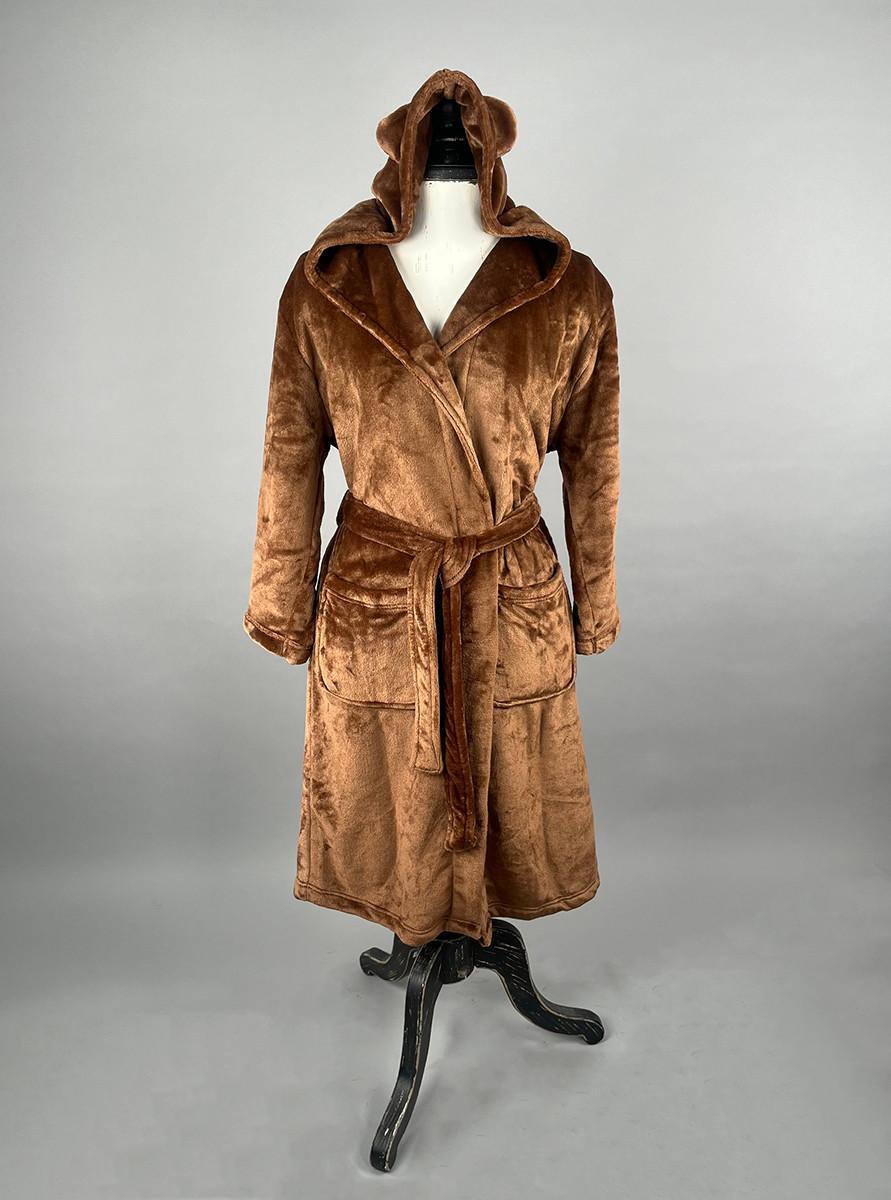 brown bear dressing gown Bartholomew Bear Bathrobe