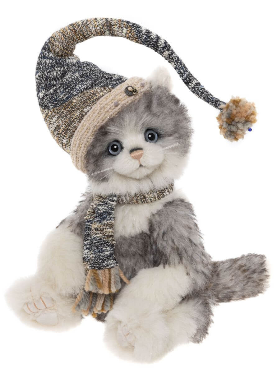 チャーリーベアーズ・猫ぬいぐるみ・テディベア Charlie Bears ぬいぐるみ タグ付き 猫 ネコ Charlie Bears チャーリー