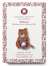 Charlie Bears Pin Badge - Melbourne