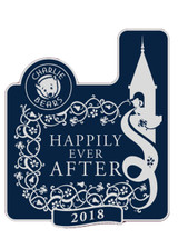 Charlie Bears Cloth Badge iron-on patch - 2018 'Happily Ever After'