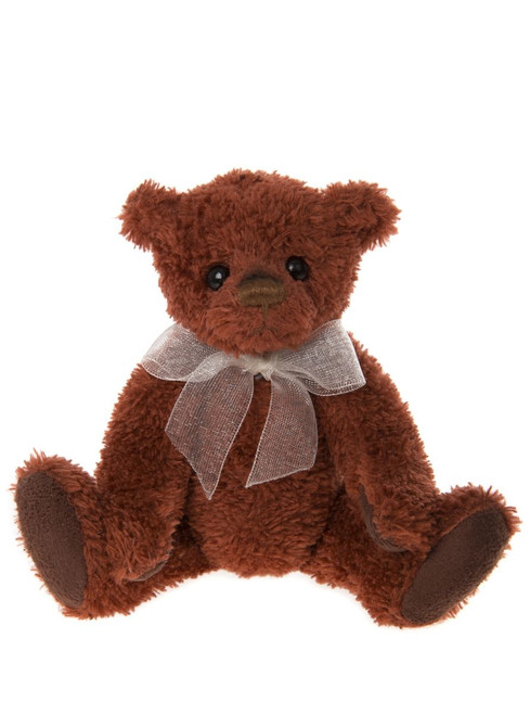 Charlie Bears plush bear keyring - Jersey