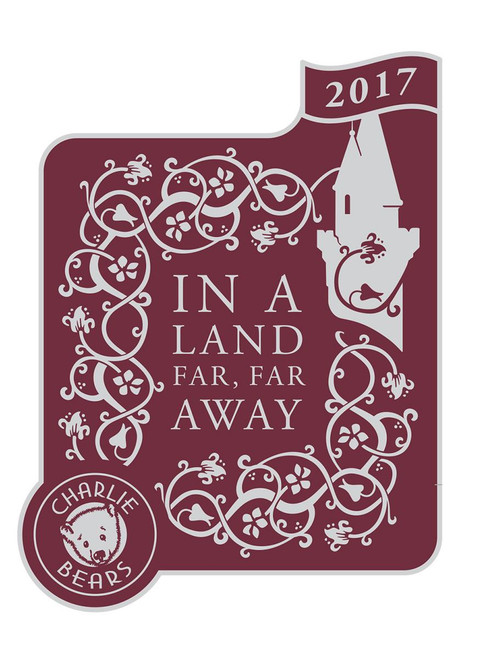 Charlie Bears Cloth Badge iron-on patch - 2017 'In a Land Far, Far Away'