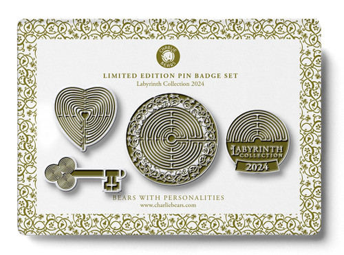 Charlie Bears Labyrinth Collection 2024 Pin Badge Set Charlie Bears Labyrinth Collection 2024 Pin Badge Set