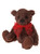 Charlie Bears plush bear keyring - Organza