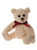 Charlie Bears plush bear keyring - Linen