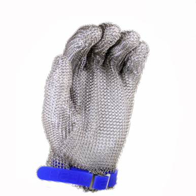 Stainless Steel Safety Glove with Silicone Strap - Made in USA