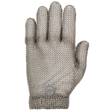 Stainless Steel Metal Mesh Cut Resistant Gloves - 2 Cuff