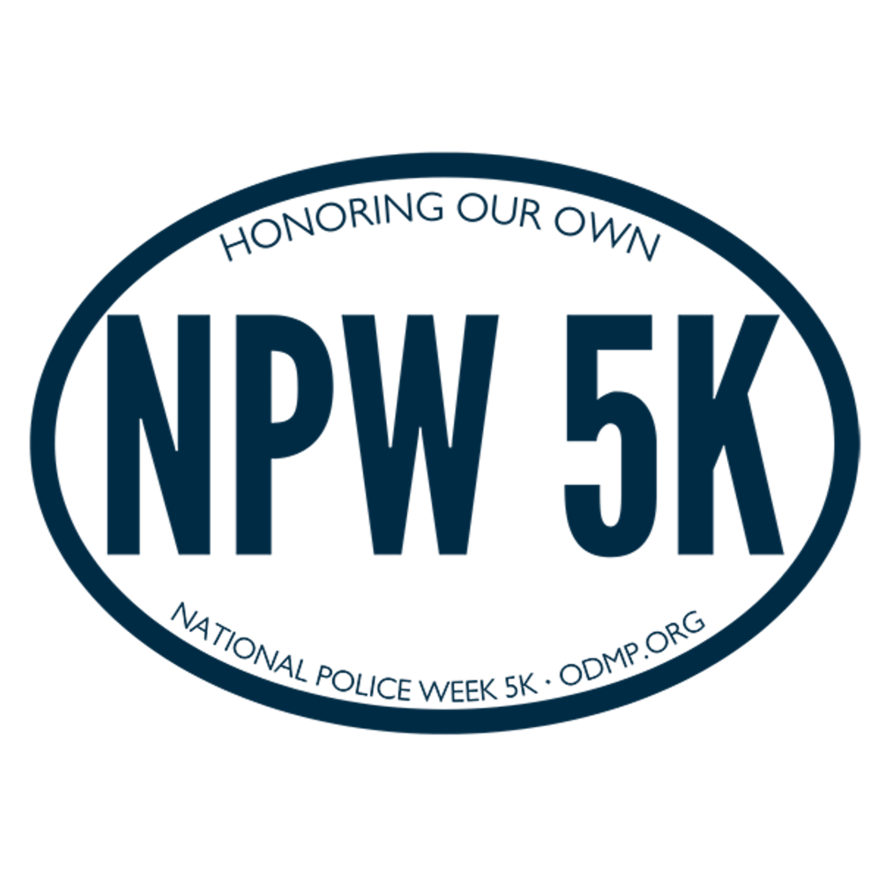 National Police Week 5K Decal ODMP Store