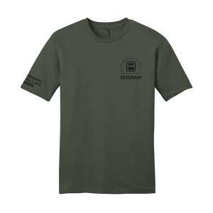 ODMP Ring Spun Cotton Flag T-Shirt - Olive