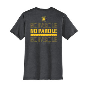 No Parole for Cop Killers T-Shirt - Charcoal No Parole for Cop Killers T-Shirt - Charcoal