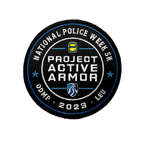 2023 National Police Week 5K - Project Active Armor Patch 2023 National Police Week 5K - Project Active Armor Patch