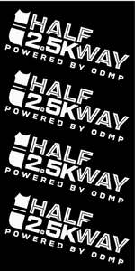 ODMP HalfWay 2.5K neck gaiter, black with logo imprint ODMP HalfWay 2.5K neck gaiter, black with logo imprint