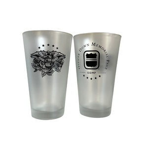 Officer down memorial eagle frosted pint glass. Officer down memorial eagle frosted pint glass.