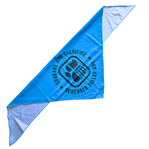 ODMP K9 Bandana in Carolina blue. ODMP K9 Bandana in Carolina blue.