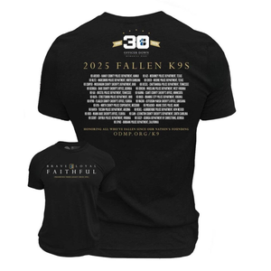 2025 K9 Honor Roll Shirt - Short Sleeve