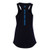 Thin Blue Line Heartbeat Badge Women's Racerback Tank