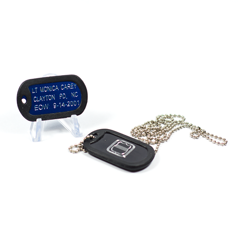 ODMP Personalized Dog Tags Honoring Fallen Officers