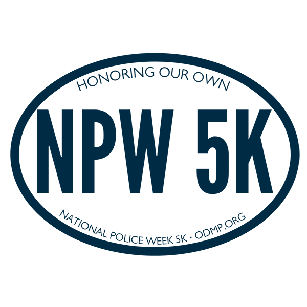 National Police Week 5K Decal ODMP Store
