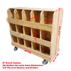 Parts Cart Double Sided -  30 Compartment