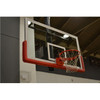 clean basketball backboard system