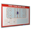 Custom magnetic ice hockey dry erase whiteboard locker room