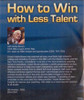 (Rental)-How To Win With Less Talent Dvd