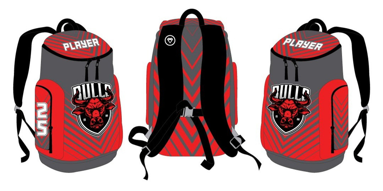 Chicago Bulls Screen Printed Backpack