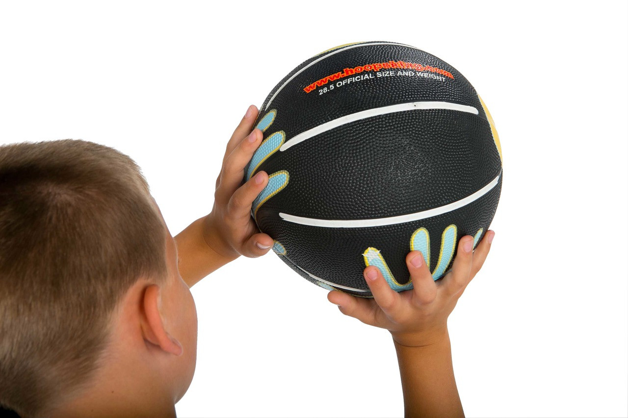 Youth Training Basketball Shows them how to shoot Hand Placement 28.5" Youth 