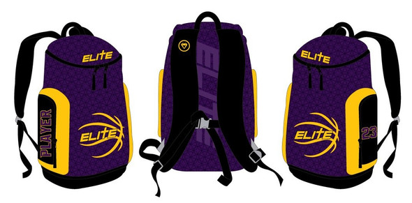 custom sublimated sports backpack personalized