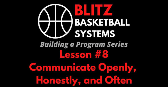 Building a Program Series: Communicating With Parents and Players - Openly, Honestly, and Often