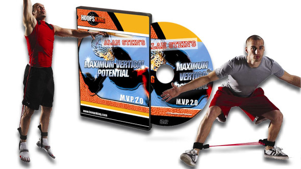 The MVP Vertical Jump Program Elite System contains lateral resistance bands, vertical jump resistance bands, and the MVP 2.0 DVD. The MVP Vertical Jump Program Elite System contains lateral resistance bands, vertical jump resistance bands, and the MVP 2.0 DVD.