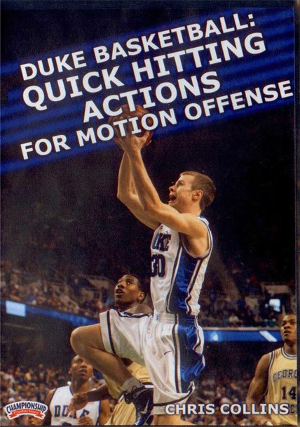 Duke Basketball: Quick Hitting Actions For Motion Offense by Christopher Collins Instructional Basketball Coaching Video