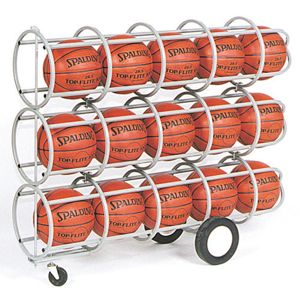 Lockable Basketball Storage Rack