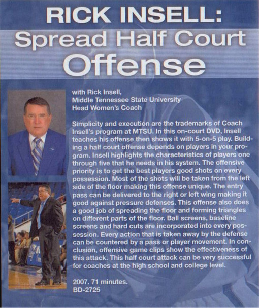 (Rental)-Spread Half Court Offense