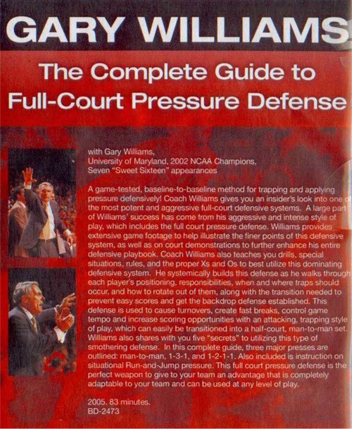 (Rental)-The Complete Guide To Full Court Pressure Defense