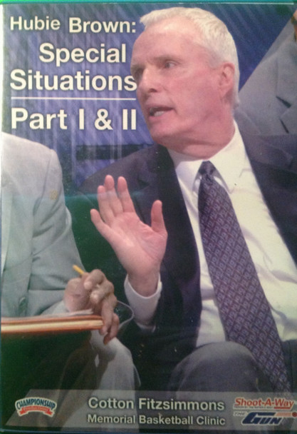 Special Situations, Part I &ii by Hubie Brown Instructional Basketball Coaching Video